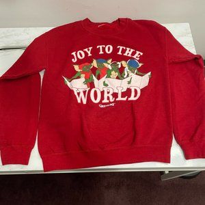 Gremlins "Joy to the World" Christmas Sweatshirt Size Small